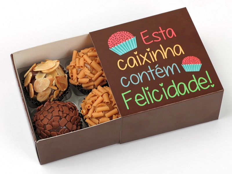 Como Fazer Caixas e Embalagens Para Brigadeiros Gourmet