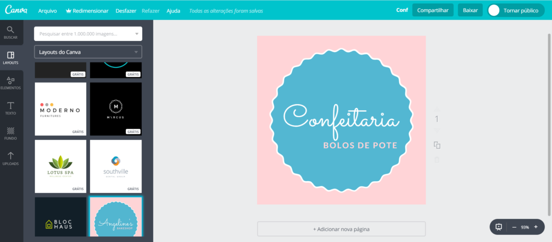 Criar Logo Para Bolos de Pote